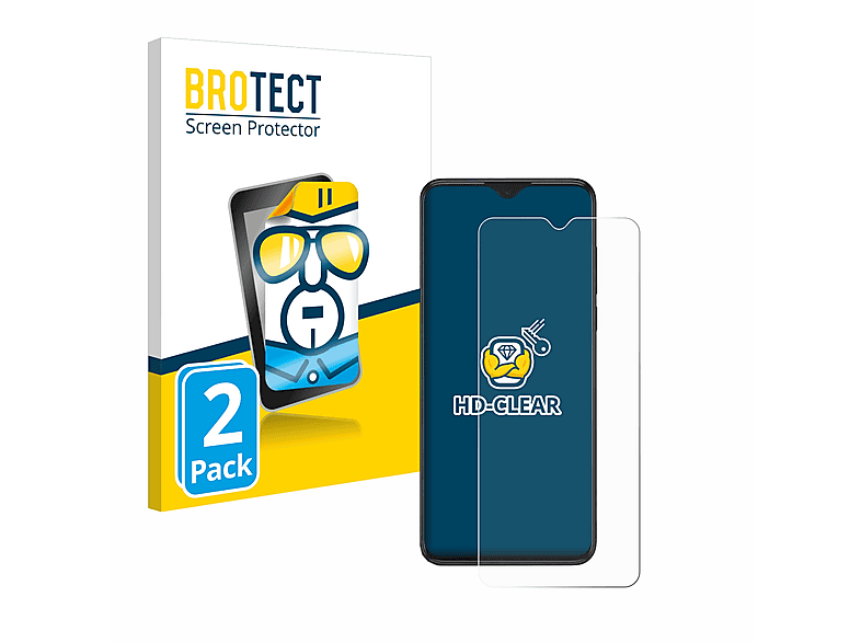 BROTECT 2x klare Schutzfolie(für Sharp Aquos V6 Plus) | Displayschutzfolien & Gläser