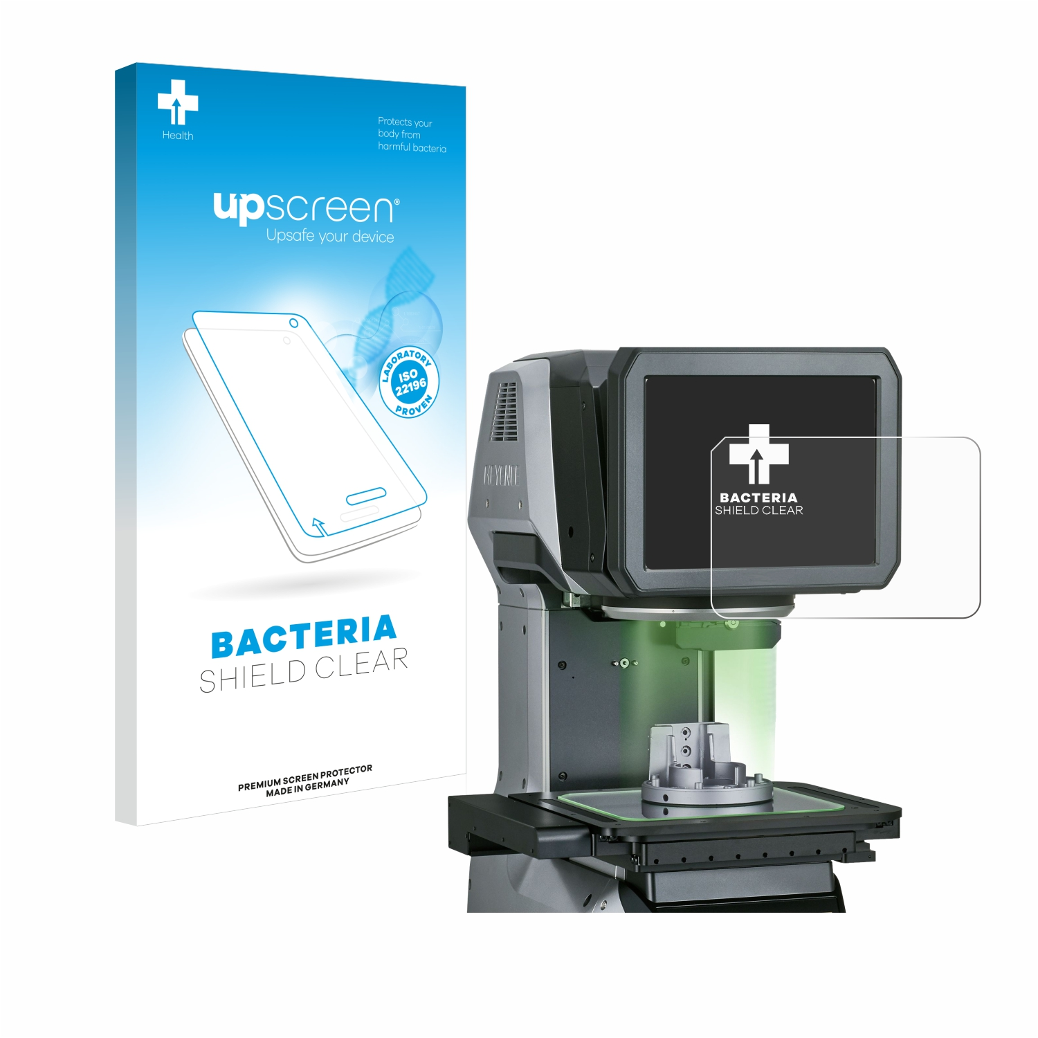 UPSCREEN antibakteriell (Display Keyence klare Schutzfolie(für + IM-7030 Bedienfeld))