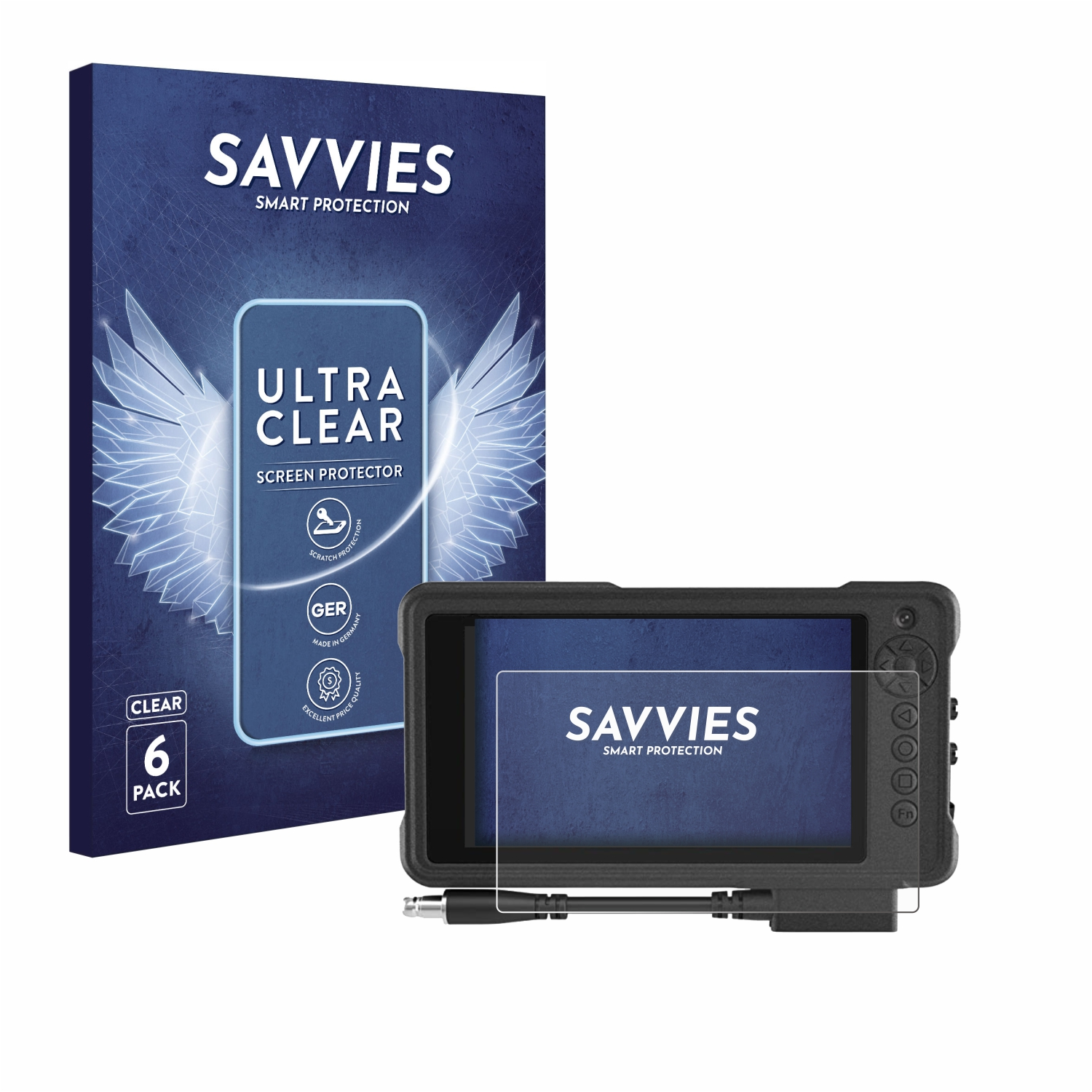SAVVIES Getac MX50) Schutzfolie(für klare 6x