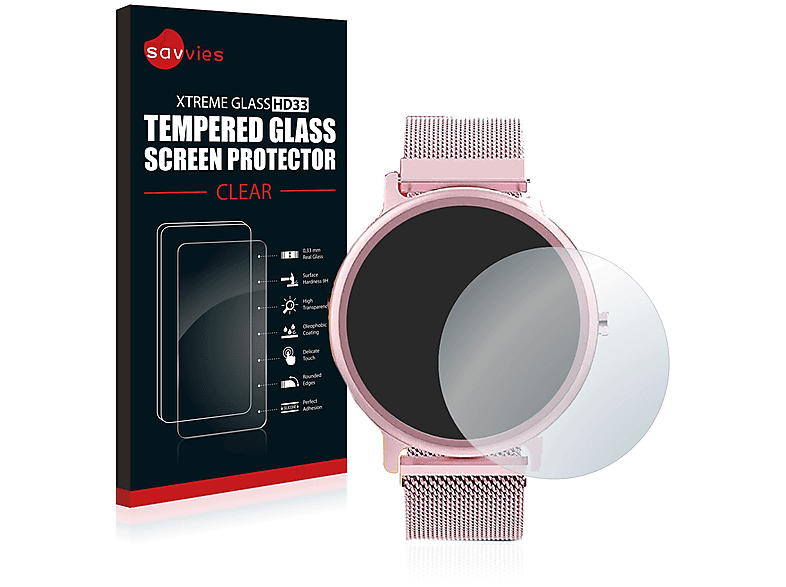 SAVVIES 9H klares Schutzglas(für Naixues G30) | Smartwatch Schutzfolien & Gläser