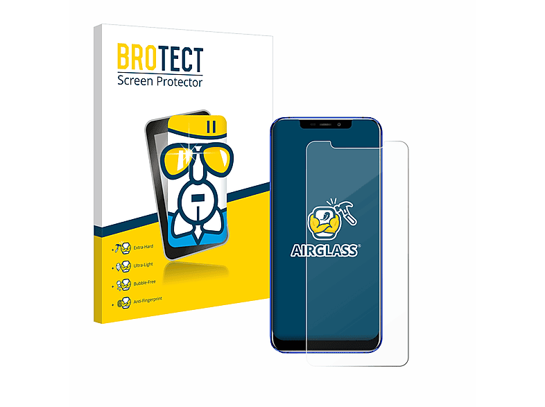 BROTECT Airglass klare Schutzfolie(für Oukitel U23)