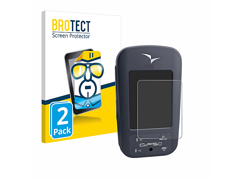 BROTECT 2x SD) GPS Schutzfolie(für Flymaster klare