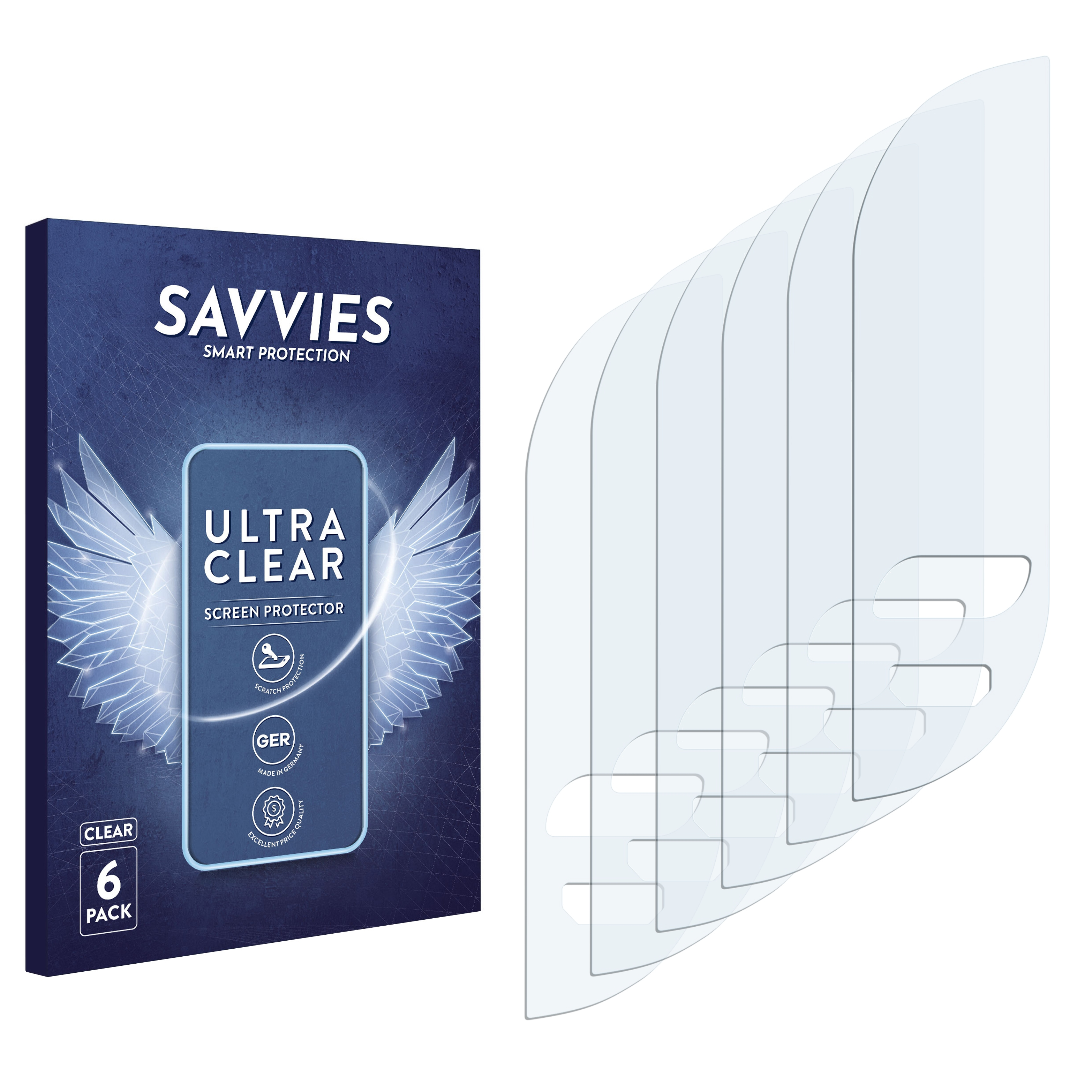 SAVVIES 220) Ikuu klare Schutzfolie(für Eleaf 6x