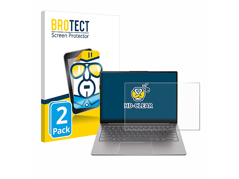 BROTECT 2x klare Schutzfolie(für Lenovo ThinkBook 13s Gen 4)