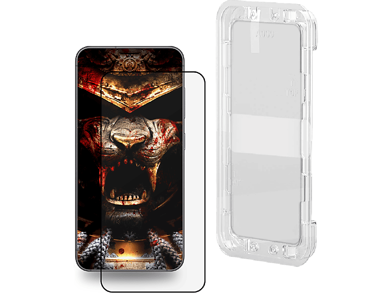 PROTECTORKING 1x 9H Panzerhartglas 3D S20 Samsung FE) Klar Displayschutzfolie(für Galaxy