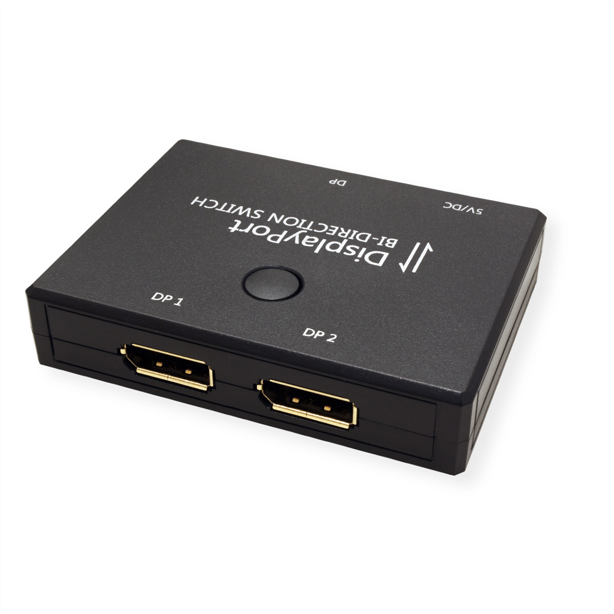 VALUE DisplayPort 4K bidirektional Switch, DP-Video-Switch 2fach,