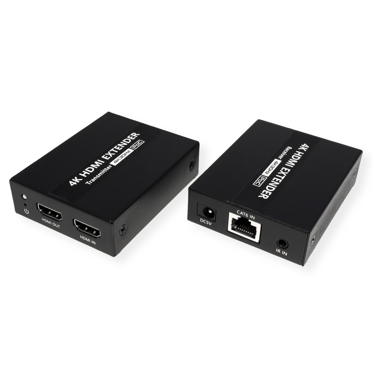 VALUE HDMI A/V Extender über Kabel, HDMI-Verlängerung Kat.6A 4K@30Hz