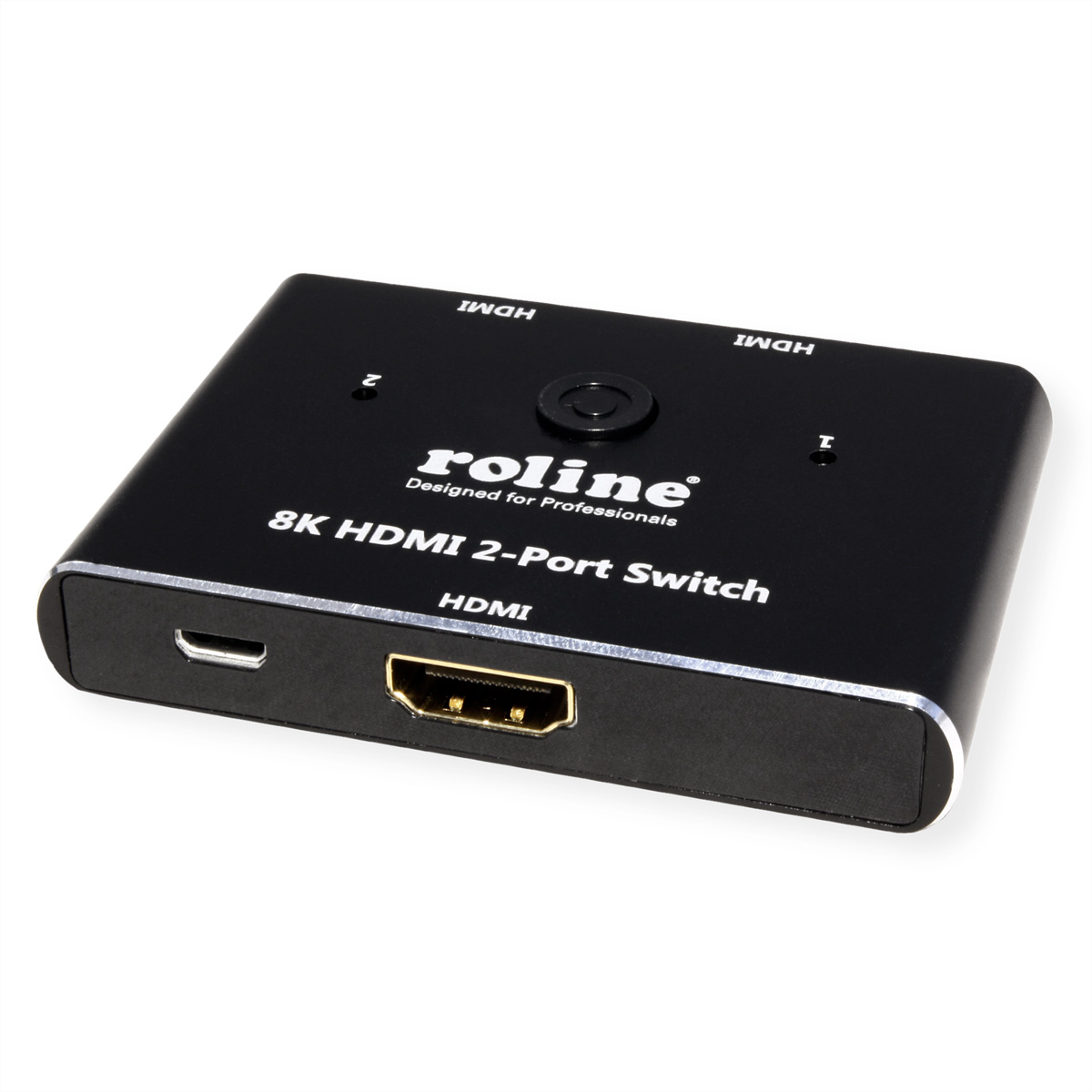 ROLINE 8K HDMI 2-fach HDMI-Video-Switch Switch