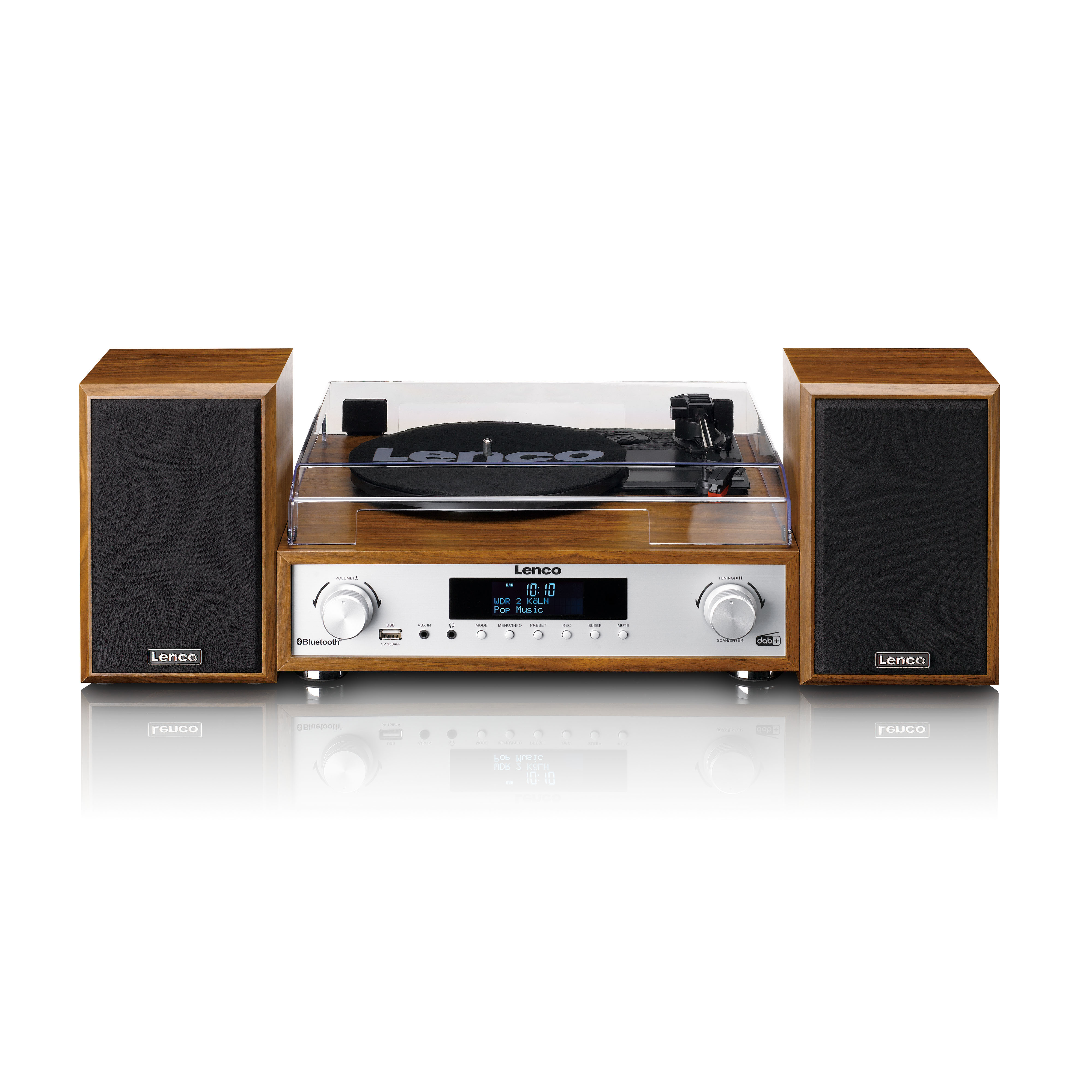 Gramofon LENCO MC-160WD Drewno