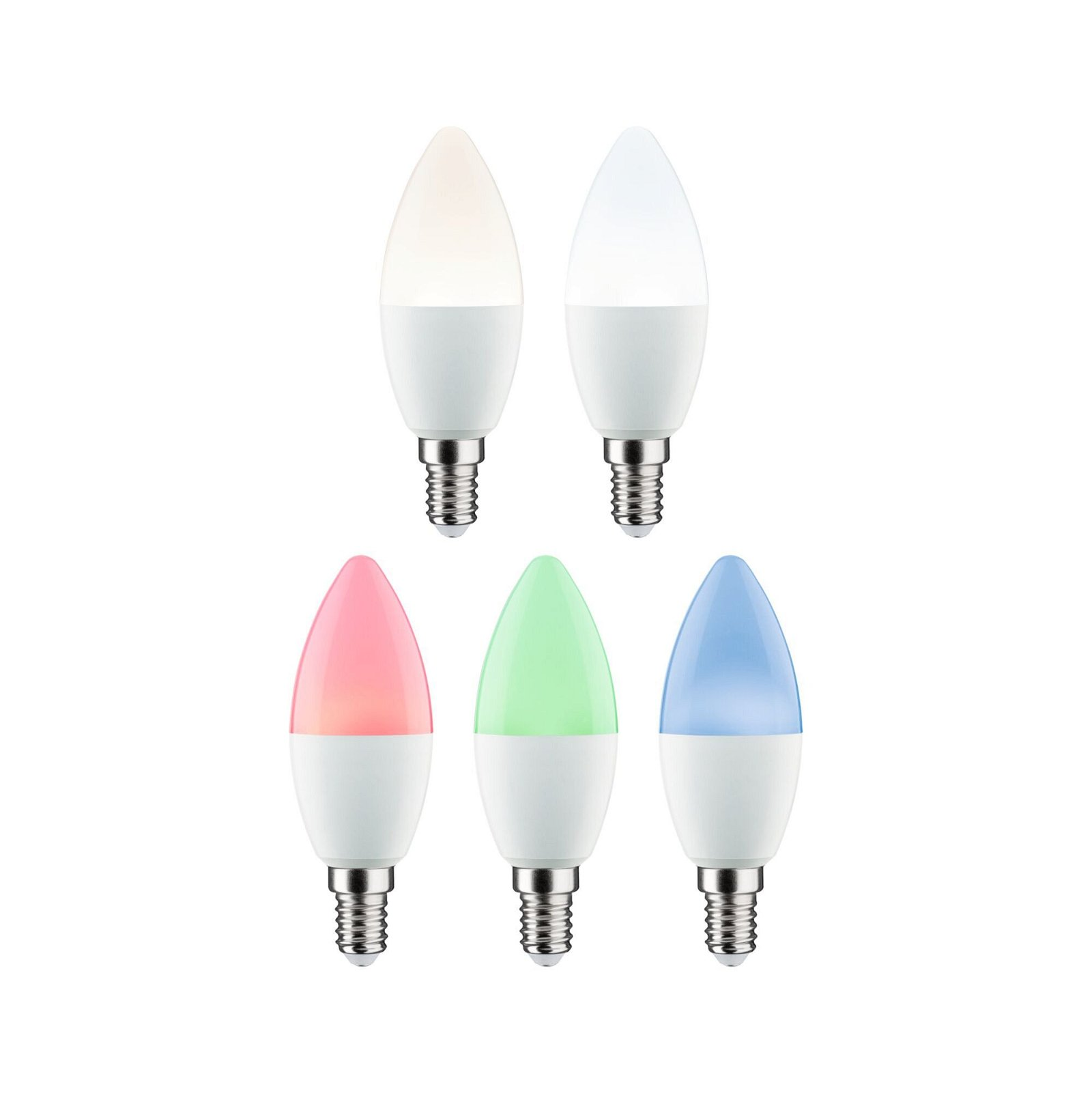 PAULMANN LICHT LED Kerze Farbwechsel (29152) LED RGBW|Tunable Leuchtmittel White