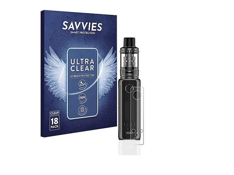 klare SAVVIES Schutzfolie(für Target Vaporesso 80 Mod) 18x