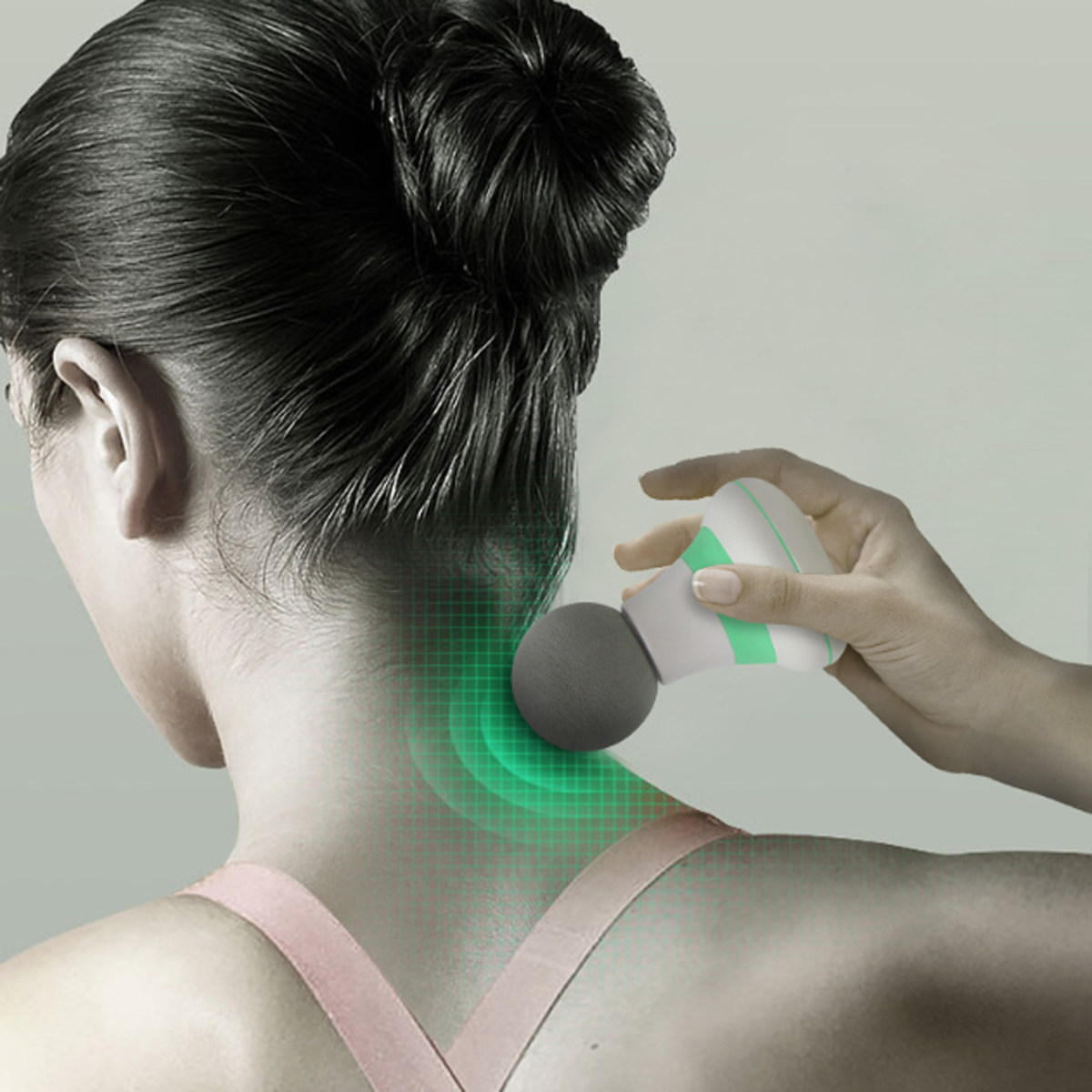 Vibration, mini Massagegerät LACAMAX Pink 6-stufige - Bequemer Faszienmesser Schaltung Starke
