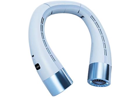 Ventilador de cuello - SYNTEK X10445, 5 niveles de velocidad velocidades, Azul