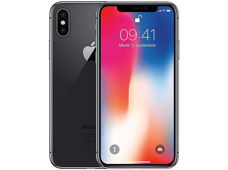 APPLE REFURBISHED (*) iPhone X 64 GB 64 GB schwarz