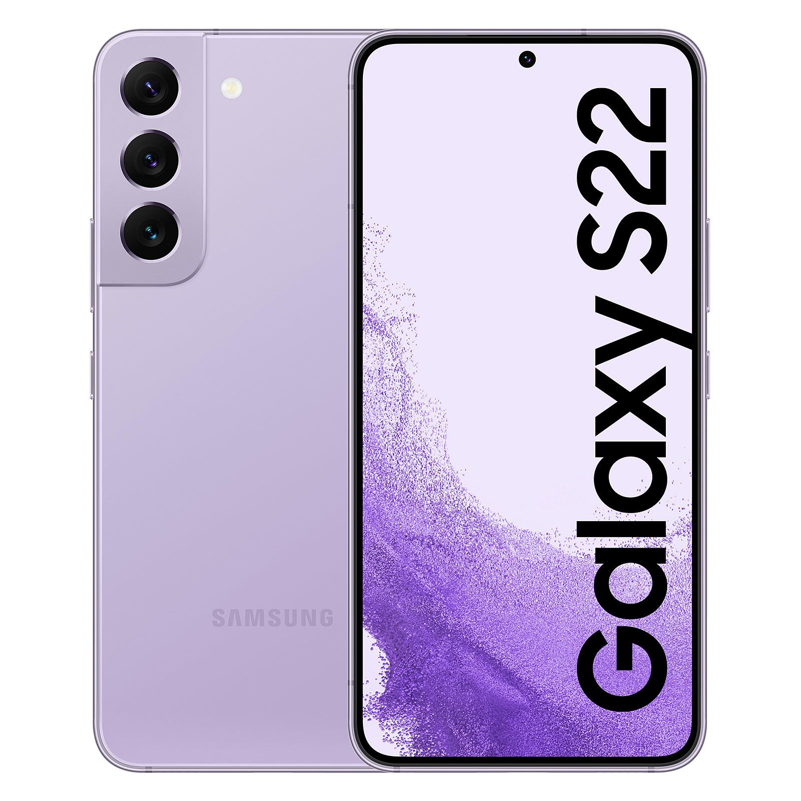 SAMSUNG 128 Galaxy GB SIM REFURBISHED S22 violett (*) Dual sim) (dual 128 GB