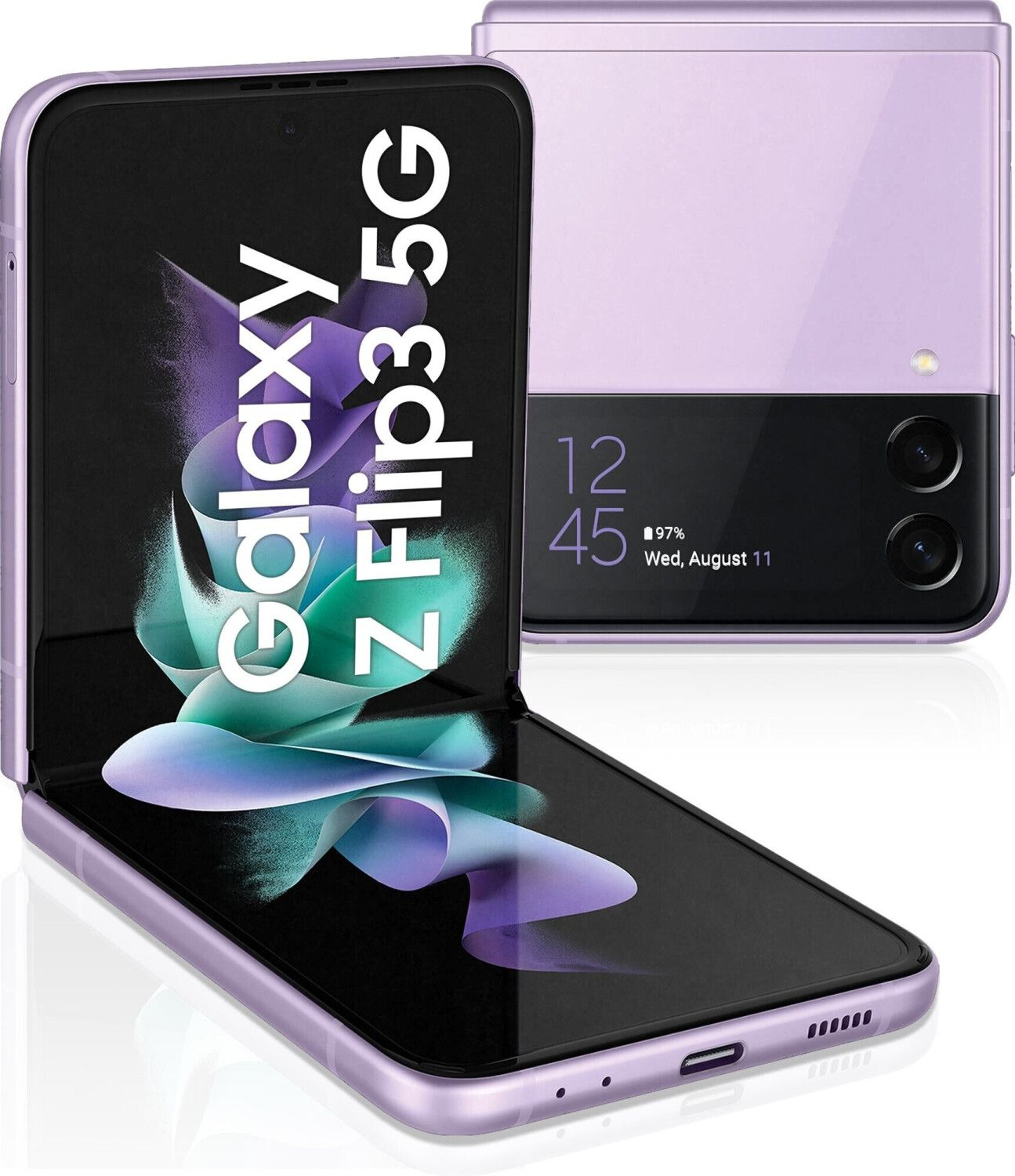 SAMSUNG REFURBISHED (*) Galaxy Z GB violett 128 Flip3 GB 128