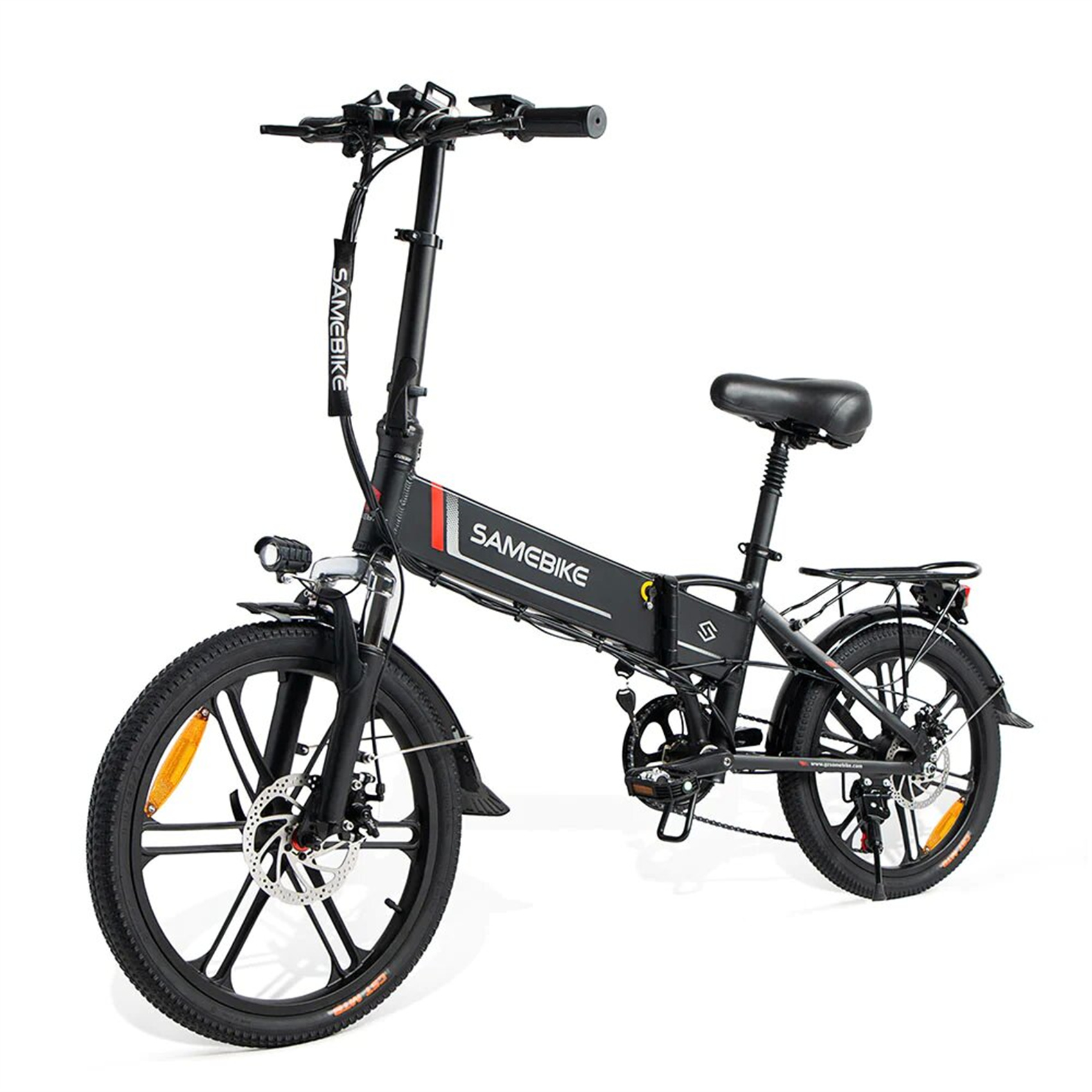 SAMEBIKE E-BIKE Mountainbike (Laufradgröße: Unisex-Rad, Zoll, 20 Weiß)