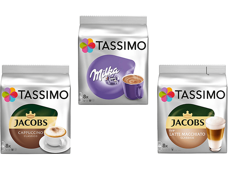TASSIMO Creamy Collection Milka Cappuccino (T-Disc (Tassimo Kaffeekapseln Maschine Latte Classico Macchiato System))