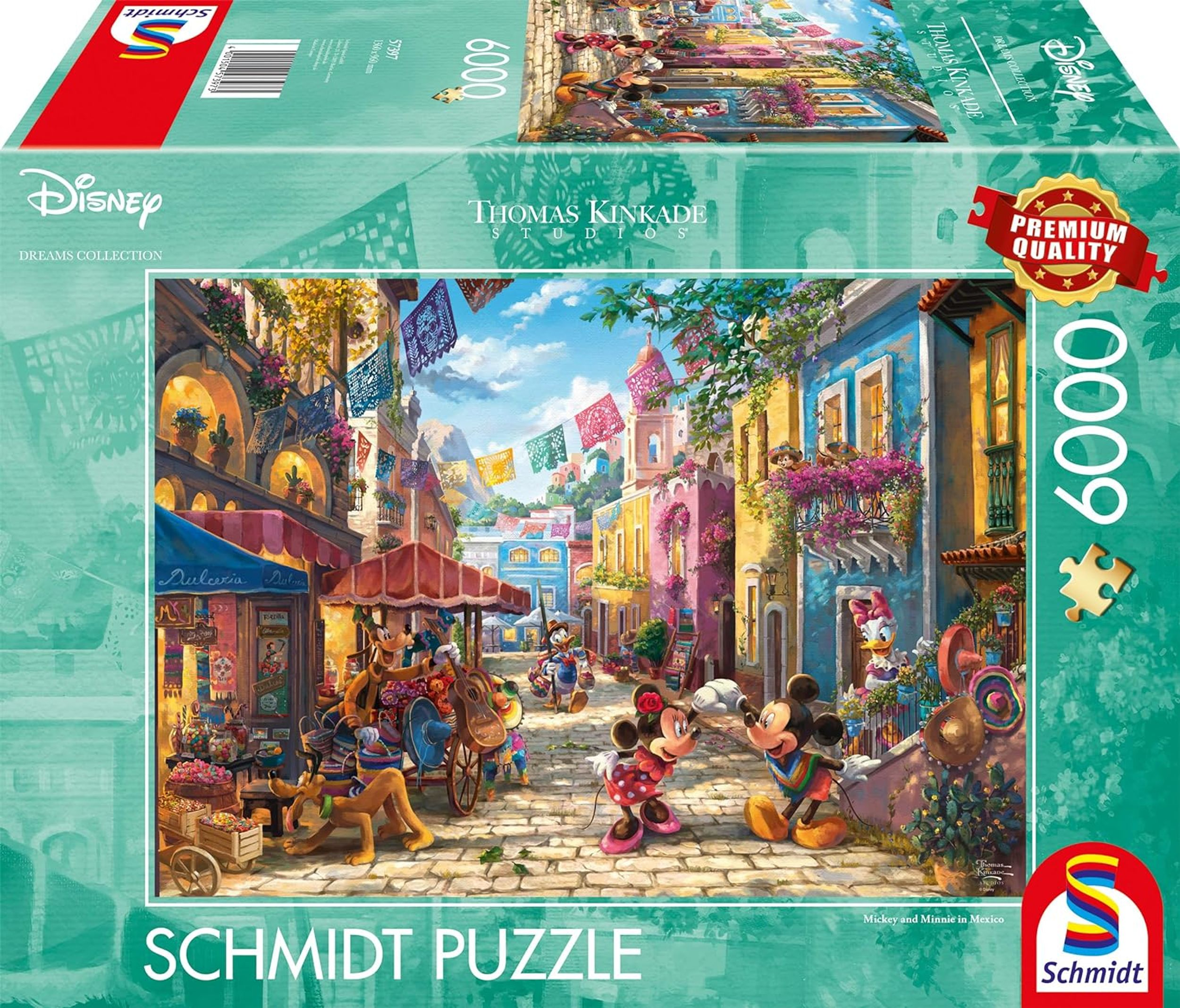 SCHMIDT SPIELE Mickey und Minnie in Puzzle Mexico