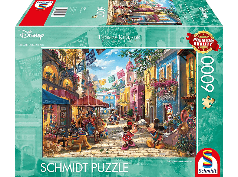 SCHMIDT SPIELE Mickey und Minnie in Puzzle Mexico