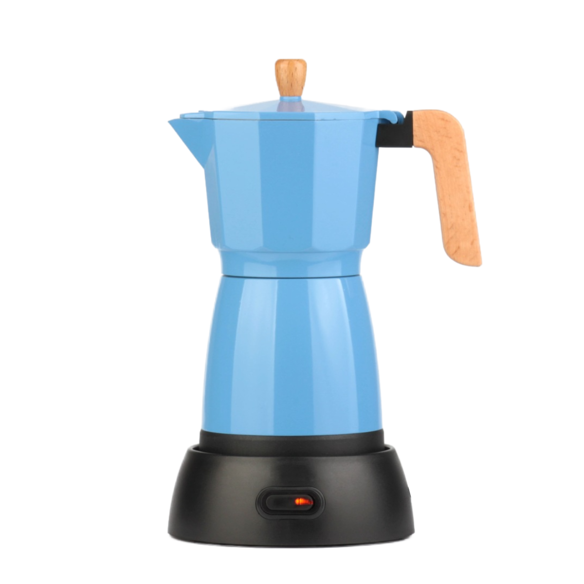 zu Wood Maker reinigen Kaffeetasse Kaltextraktion : leicht Coffee Mocha Blue UWOT Destillationsdruck, Grain Blau unter
