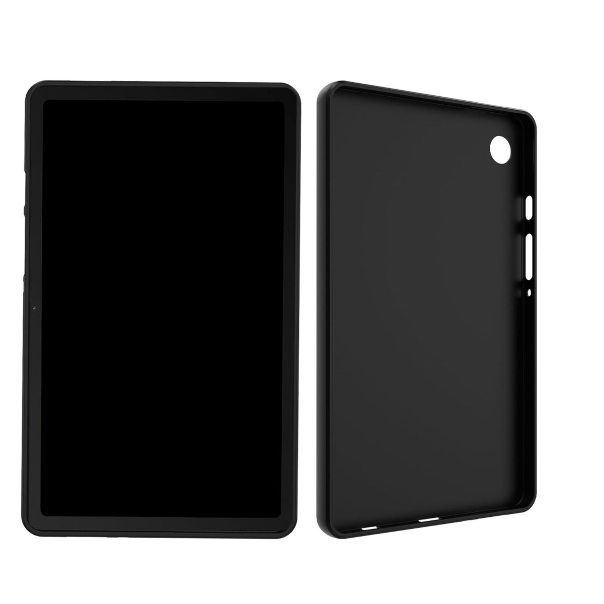 dünn Kunststoff Silikon, Silikon WIGENTO Samsung Backcover / Schwarz TPU Hülle robust Tablethülle für