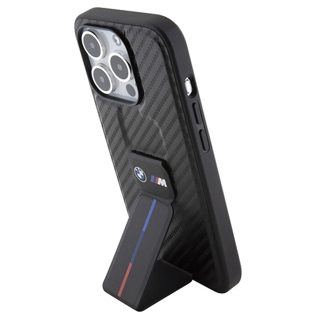 Carbon Schwarz Max, Stand, Pro Hardcase iPhone BMW Apple, 15 mit Backcover,
