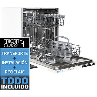 Lavavajillas integrable 60 cm - SAUBER SERIE 1-DWBI6013 V, 4 programas, 59,8 cm, Blanco