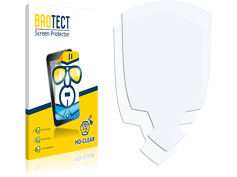 BROTECT 2x klare Schutzfolie(für Smok Pro Color)