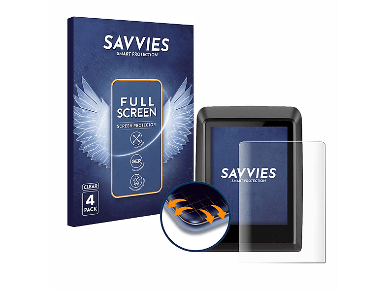 Savvies 6 Pellicole Protettive Per Display Bosch Kiox 500 - Protezione Schermo Trasparente Antigraffio, Facile Applicazione - 5