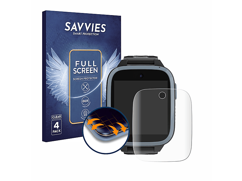 Savvies 6er Pack Displayfolie Für Xplora 4 – Superklar Und Einfach Anzubringen