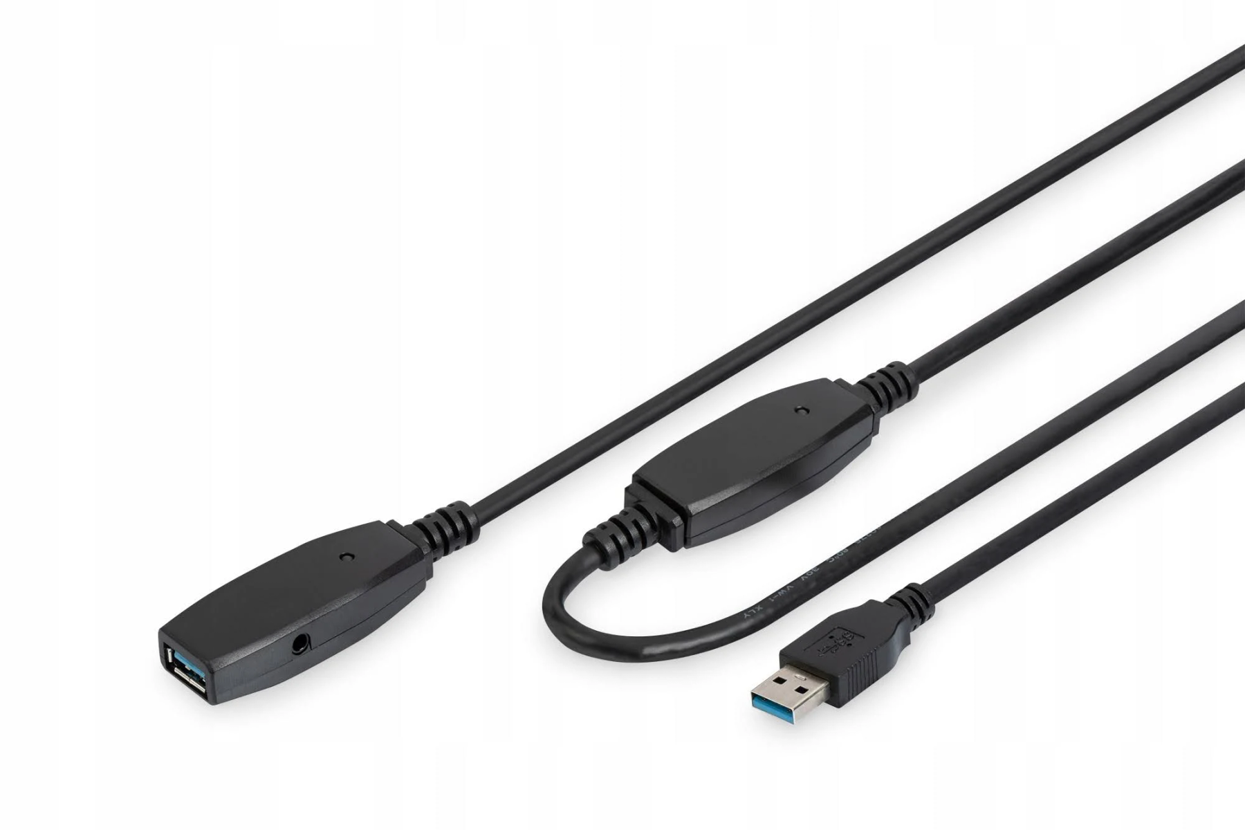 DIGITUS DA-73105, m, 10 USB-Kabel, Schwarz