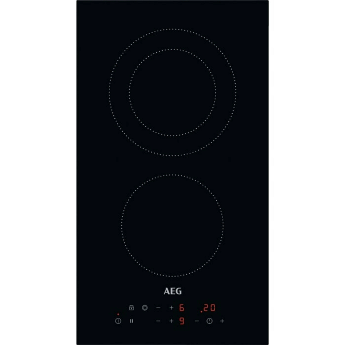 AEG HRB32310CB Glaskeramik (29 cm breit, 2 Kochfelder) | MediaMarkt