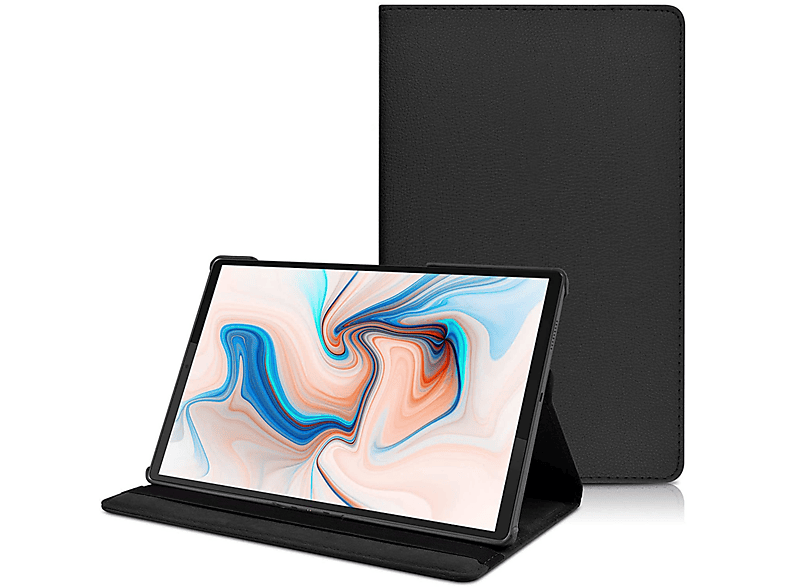 WIGENTO 360 Grad Rotation aufstellbare Tasche Tablethülle Full Cover für Samsung Kunststoff / Silikon / Kunstleder, Schwarz