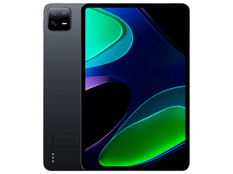 XIAOMI Pad 6, 128 GB, Gris, 11 " WQHD, 6 GB RAM, Qualcomm Snapdragon, 870, Tablet Android