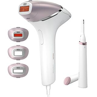 Depiladora IPL  - BRI949/00 PHILIPS, 5 velocidades, AdaptadorFunda de lujoManual de instrucciones, Blanco