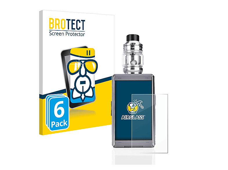 BROTECT 6x Airglass klare Schutzfolie(für GeekVape T200)