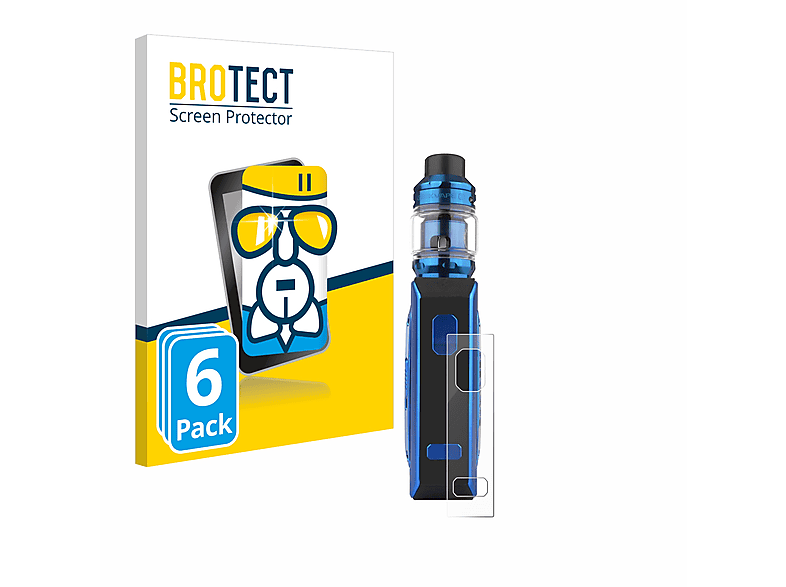 BROTECT 6x Airglass klare Schutzfolie(für GeekVape S100)