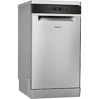 Lavavajillas libre instalación 45 cm - WHIRLPOOL WSFO 3T223 PC X, 10 programas, 450 mm, Inox