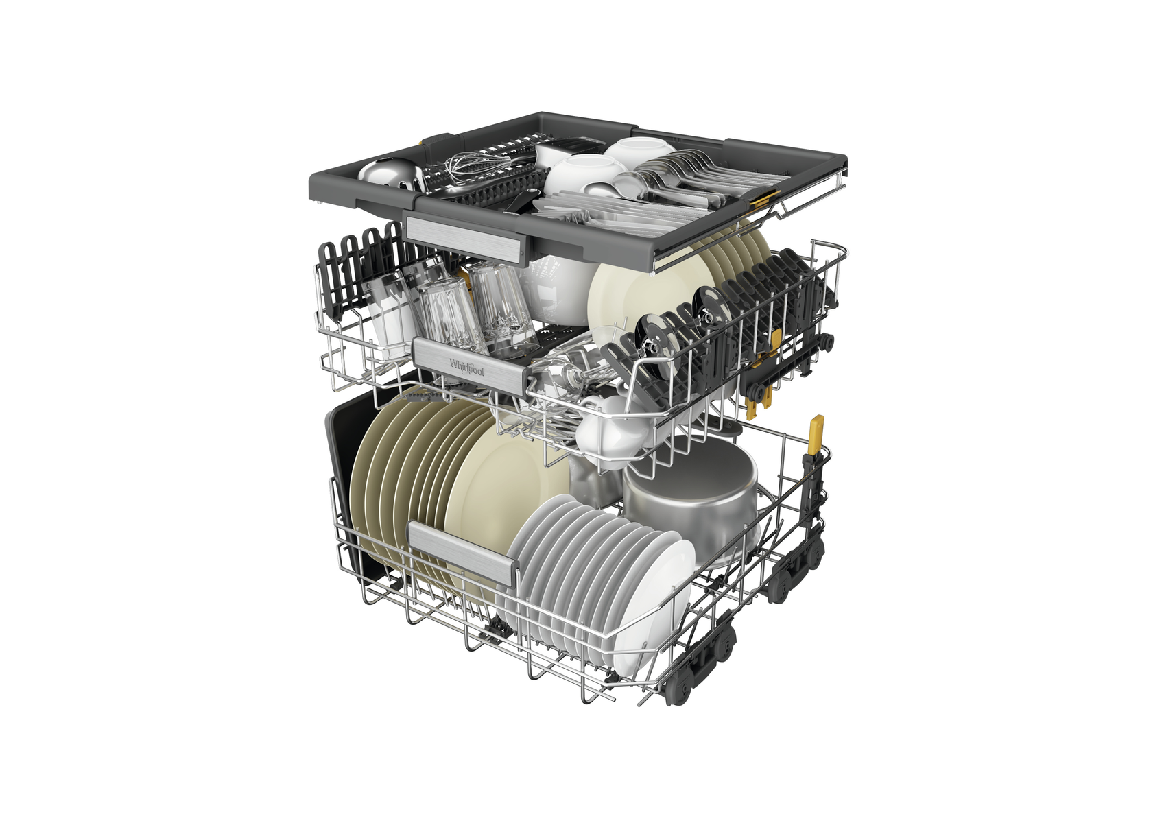 Zmywarka WHIRLPOOL MaxiSpace W7F HS41 X Stal nierdzewna