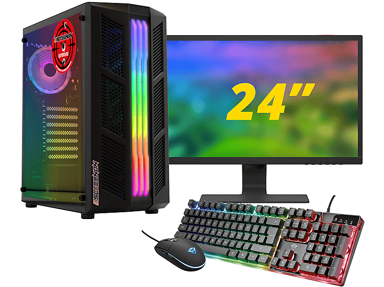 SCREENON Gamer Set – UHD GB Prozessor, - PC RAM, Intel PC mit 8 Gaming G6900 Gaming 240 GB Graphics SSD, 710 Komplett P1