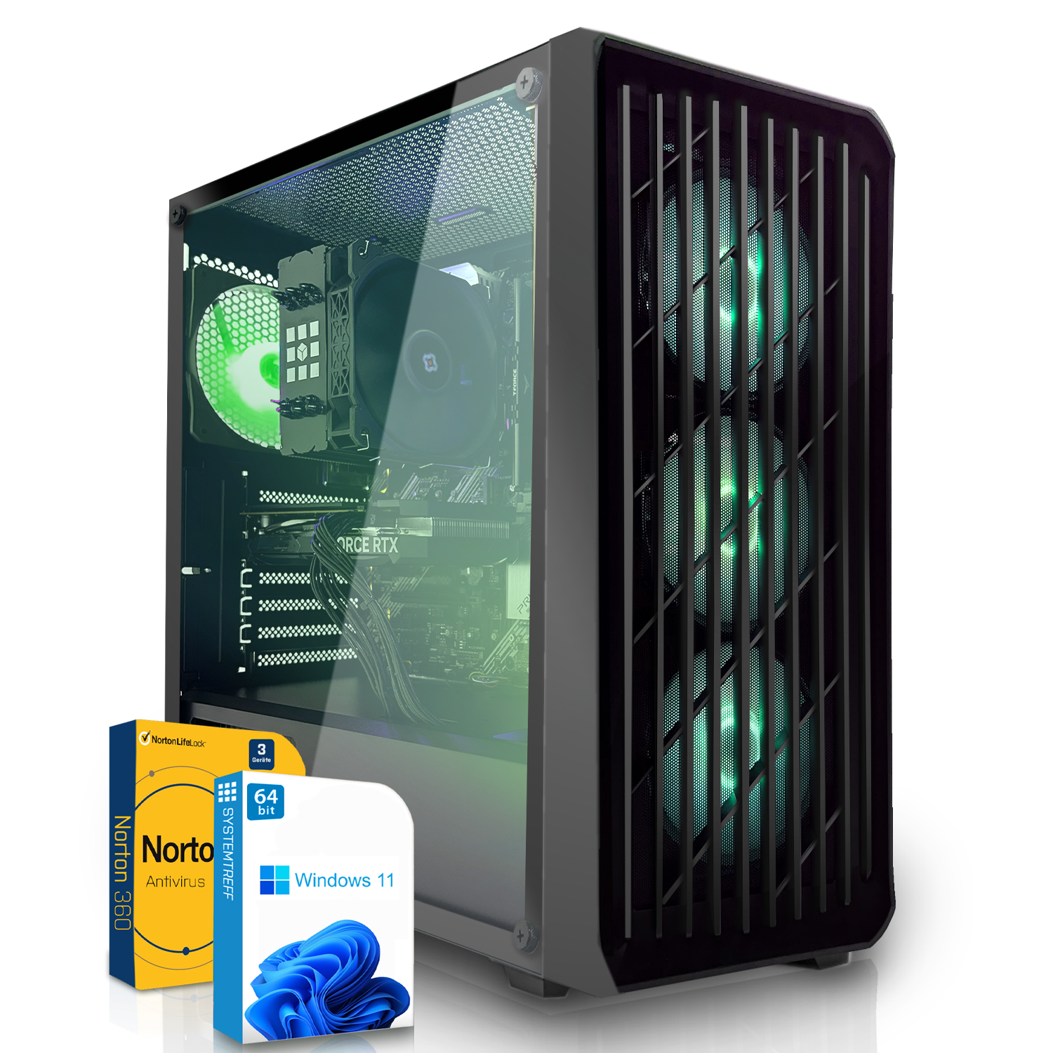 SYSTEMTREFF Pro Gaming AMD Ryzen 512 GB AMD RAM, 4500, GB GeForce 5 RTX™ mit 16 Ryzen™ Prozessor, Pro, 5 4060 Windows PC Gaming 11 NVIDIA mSSD