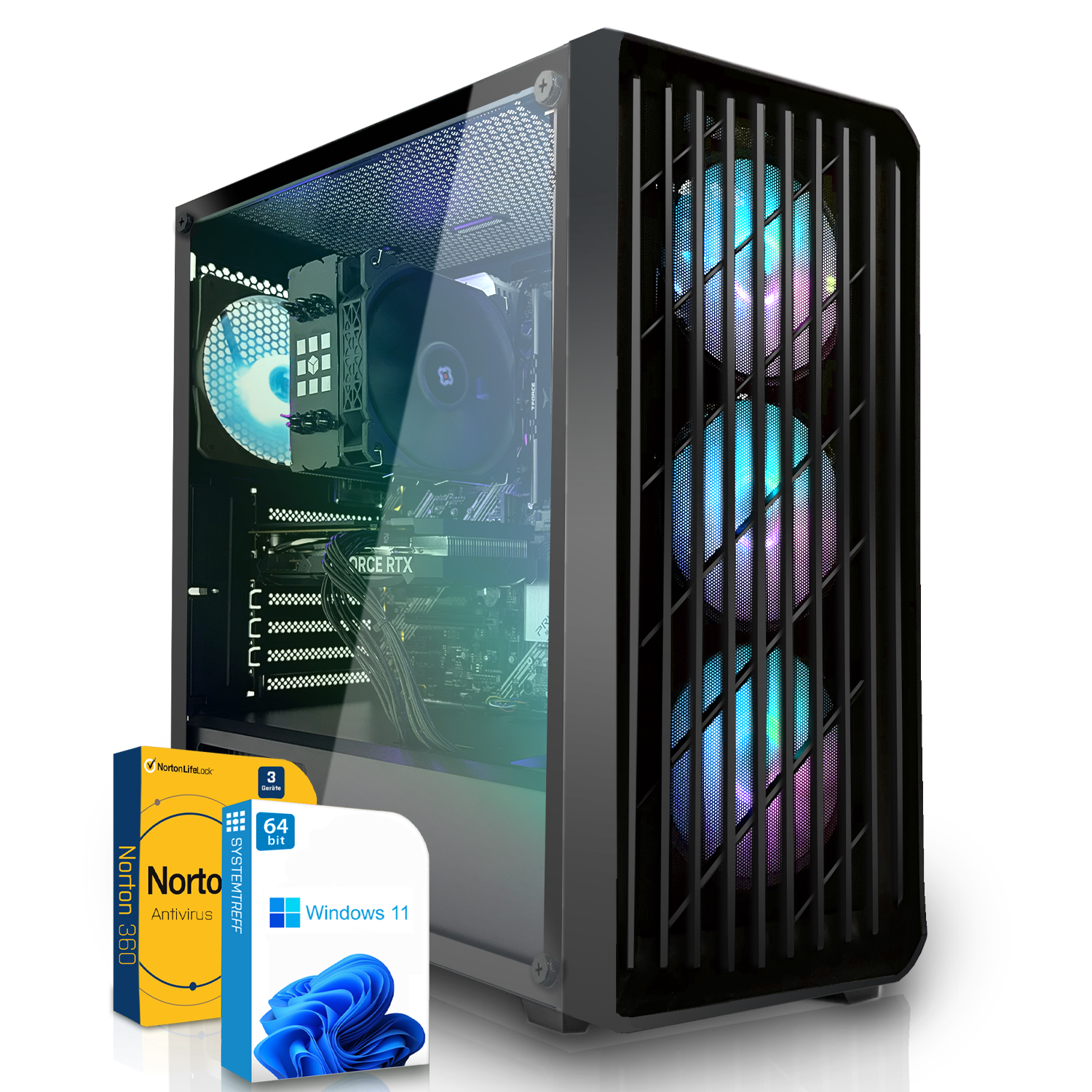 3060 GB 32 AMD Pro, Ryzen™ Prozessor, GeForce Gaming mSSD, GB PC AMD 5 Ryzen mit NVIDIA 11 3600, 1000 Windows RTX™ 5 RAM, Gaming SYSTEMTREFF