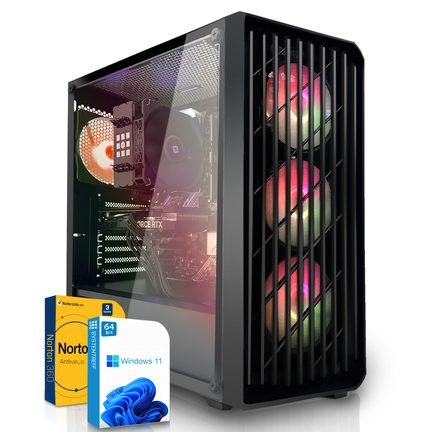 PC Windows Intel® Radeon™ mSSD, RAM, Intel mit Prozessor, 16 11 512 Core™ Core i7 AMD 6600 Pro, i7-10700KF, RX Gaming SYSTEMTREFF GB Gaming GB