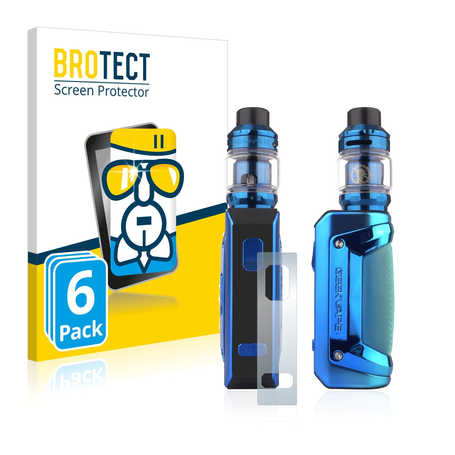 Aegis 6x Airglass GeekVape BROTECT 2) Schutzfolie(für Solo klare