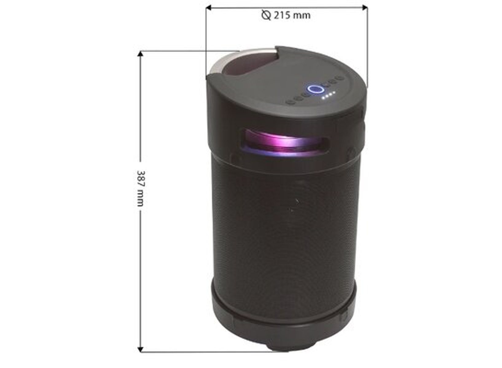 MANTA SPK5120 Bluetooth Schwarz Lautsprecher