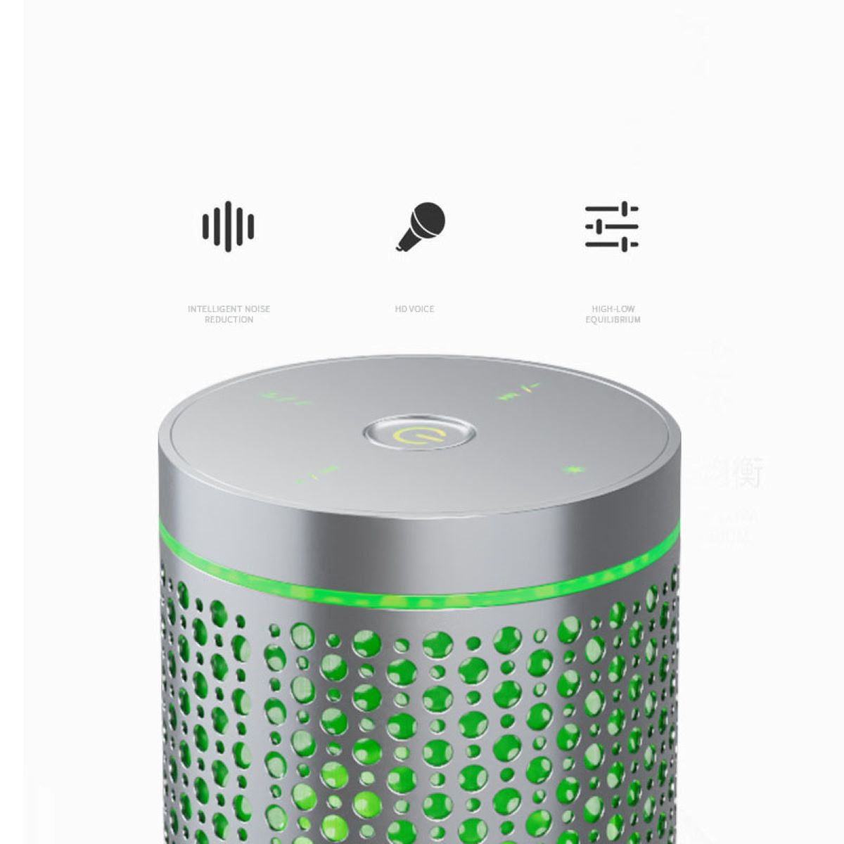 und Balance ENBAOXIN Intelligentes hohe niedrige - Bluetooth-Lautsprecher, Grün Klangqualität, Flame schockierende Bluetooth-Stereo
