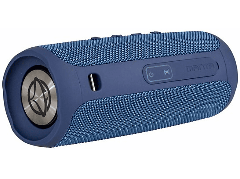Lautsprecher, MANTA Blau Bluetooth SPK130