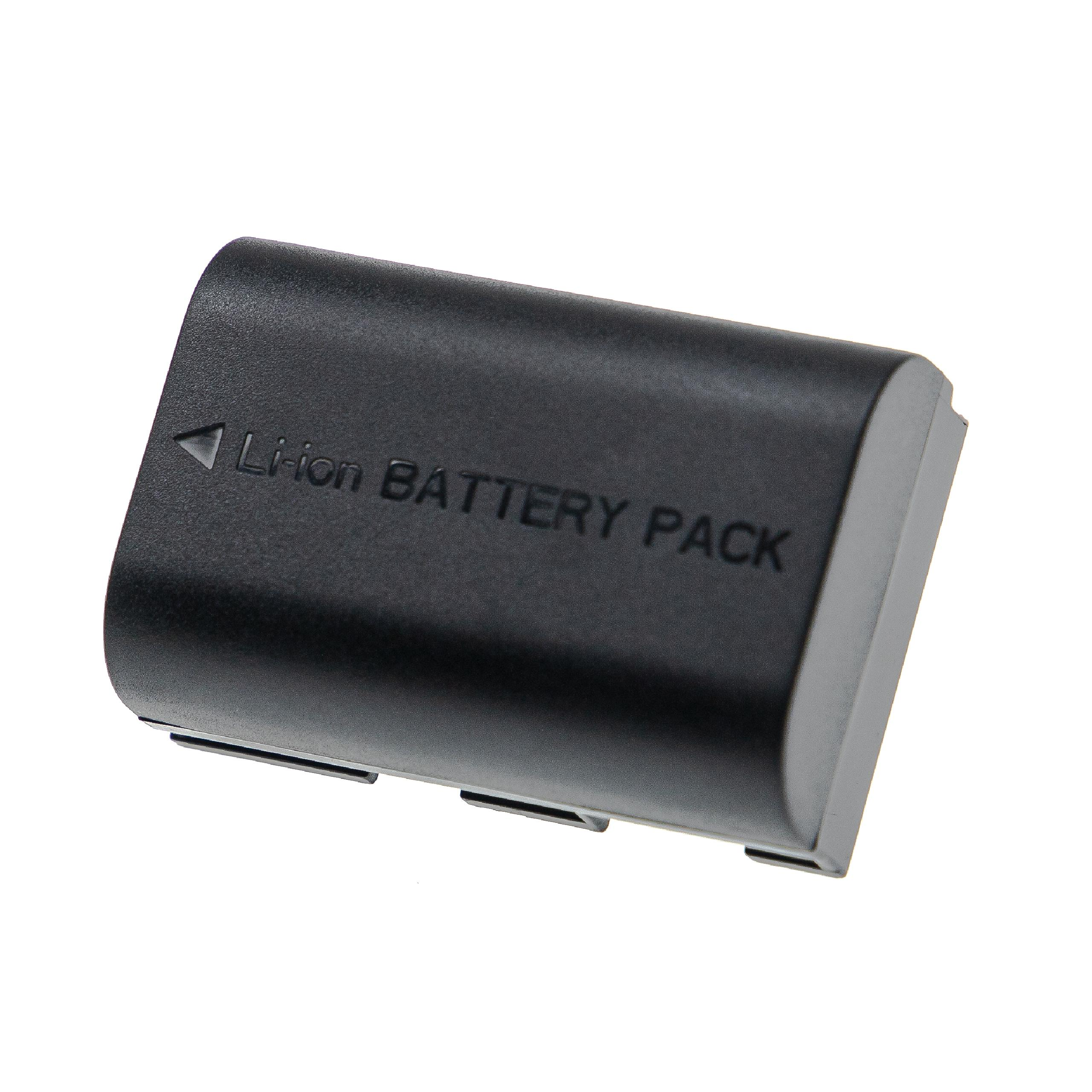 Ein schwarzer Li-Ionen-Akku mit der Aufschrift 'Li-ion BATTERY PACK'.