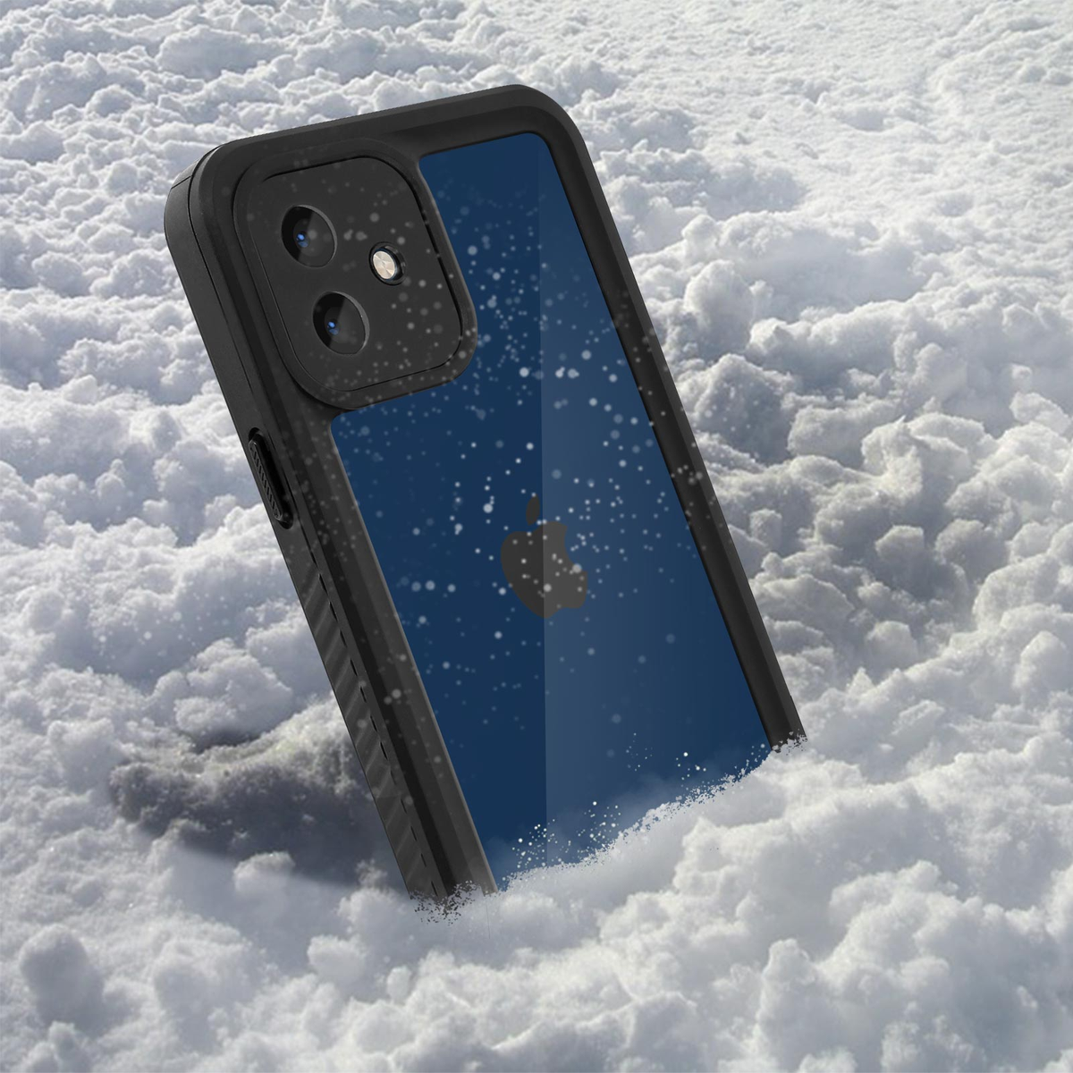 iPhone 4S467652, transparent 4SMARTS schwarz Unterwasserschutzhülle, | Mini, Apple, 12